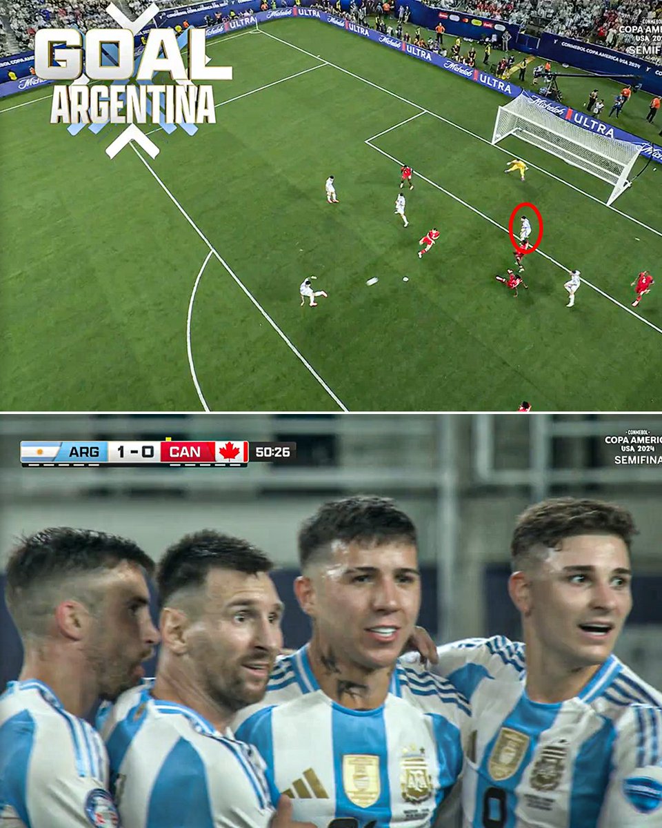 ESPNFC's tweet photo. MESSI SCORES HIS FIRST GOAL OF THE TOURNAMENT TO GIVE ARGENTINA A 2-0 LEAD 🔥 https://t.co/mxnK82xW9o