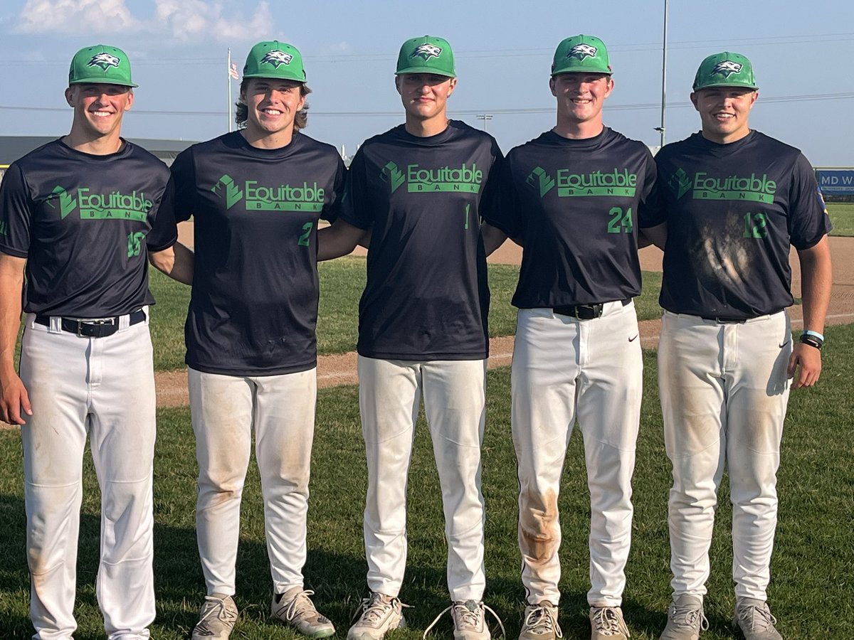 The <a href="/BankEquitable/">Equitable Bank</a> SRs beat Malcolm 9-4

<a href="/MaverickC_14/">Maverick Christiansen</a> H RBI
<a href="/GrossartJett/">Jett Grossart</a> 2-3 RBI
<a href="/TFancher12/">Tyson Fancher</a> 2-3
<a href="/SellmeyerBodie/">Bodie Sellmeyer</a> 3-3 2RBI
<a href="/jasereynoldss/">Jase Reynolds</a> H RBI
<a href="/OwenHess18/">Owen</a> 2-4 RBI
<a href="/kendall_gragert/">Kendall Gragert</a> 2-3

The SR class of ‘24 wins the last game on grass. Thank you seniors for everything!

#ENGLUE