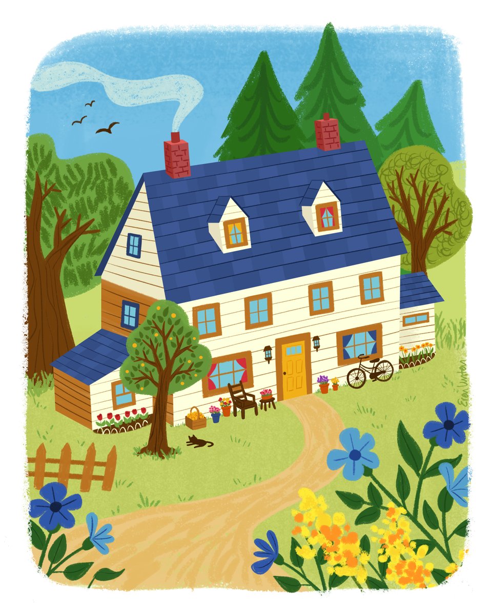 ErenUnten's tweet photo. Hello #PortfolioDay my name is Eren and I'm an illustrator who loves producing art that communicates cheerfulness, vibrancy, nostalgia, and community 💛 https://t.co/ze3hKCYTZL