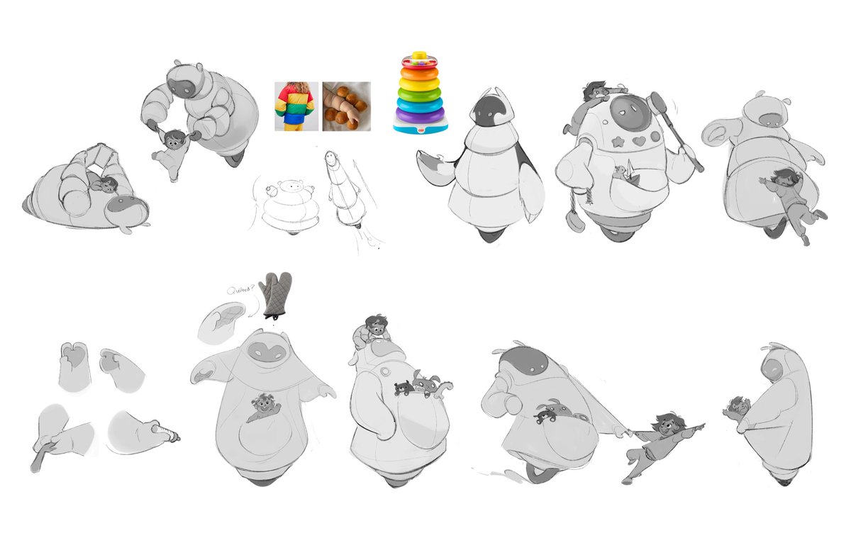 ARealTrashAct's tweet image. More WondLa preproduction - this time it’s Muthr and Meego 🤖🦝 Depending on how well you know me, you can probably guess my reaction to being asked to help design a cast of fuzzy little critters