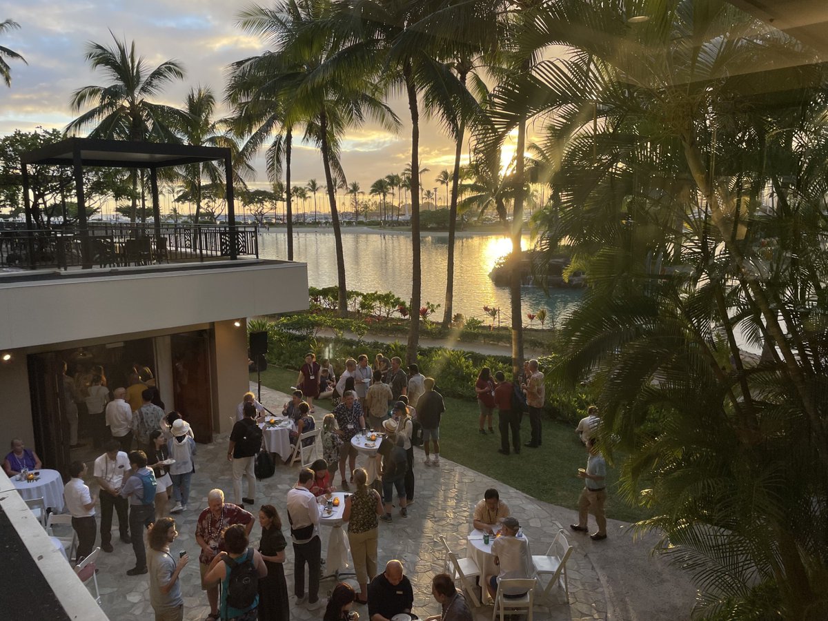 Thank you all for joining last night's mixer! 🌇🌊

We hope to see you many of you at 6:00pm at the Hilton Hawaiian Village for the Luau!🌸