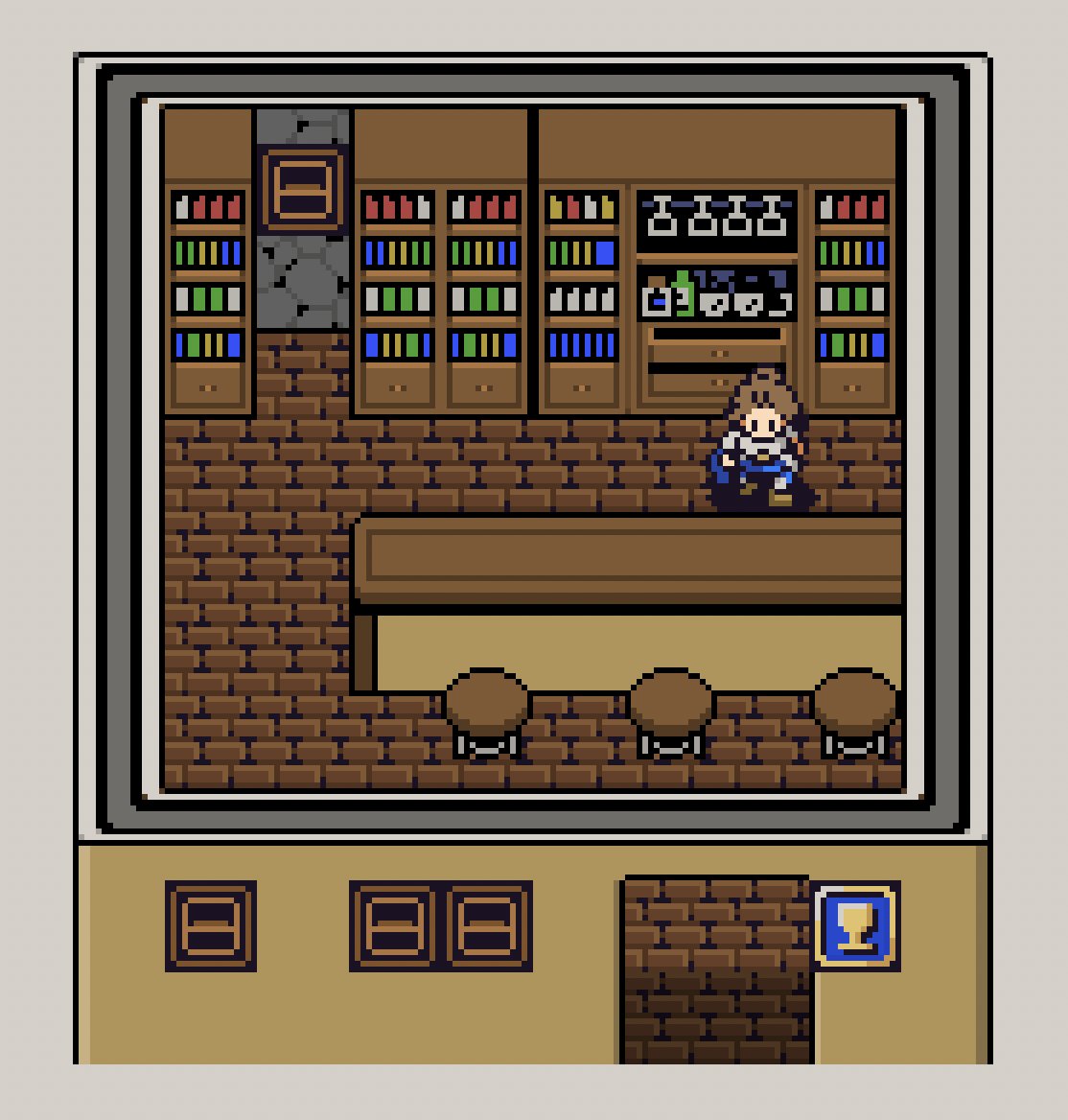 Hi #PortfolioDay  
I do pixel stuff for game.