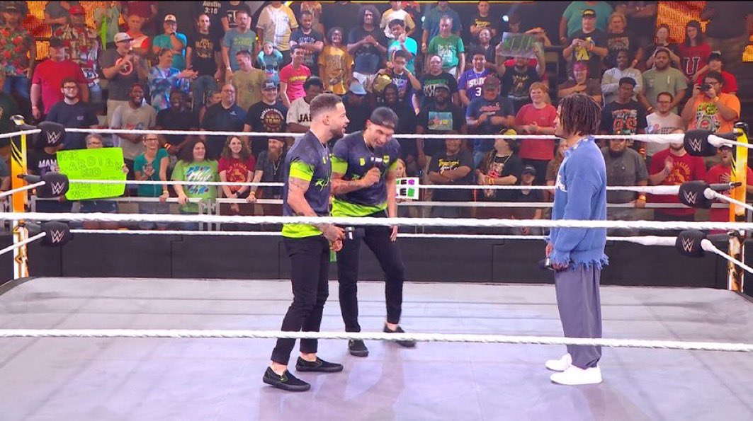 aegislasher_'s tweet image. Words cannot explain how I feel right now, only the video here can 🤭 #WWENXT #Rascalz #WesLee #WesSide #TNA #MSK