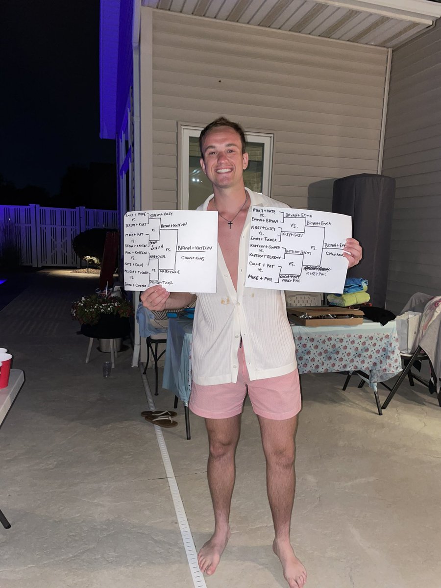 bkoch233's tweet photo. Very blessed but not surprised I was able to take down both the bags and beer pong tournaments this past weekend back home. 🙏🏼 #backyardsportschamp https://t.co/lTbhVf2kBY
