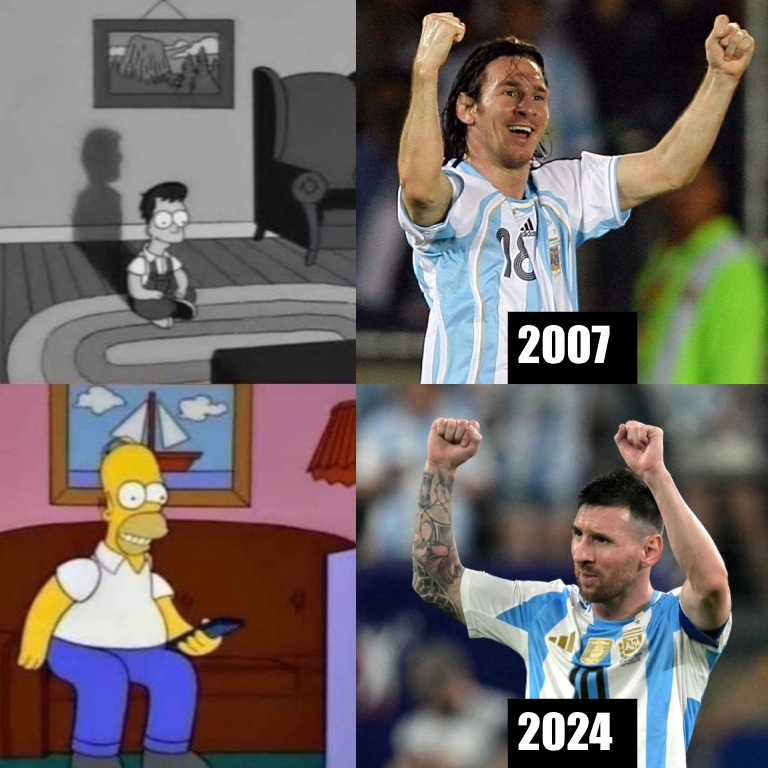 Marcó en su primera Copa América y marcó en su última Copa América. EL MÁS GRANDE DE TODOS.