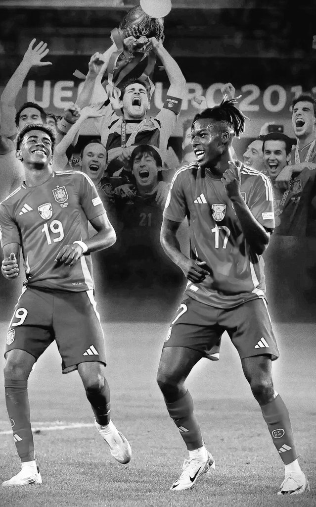 aliwritespk's tweet photo. #SPAIN ARE IN THE EURO FINAL FOR THE FIRST TIME SINCE 2012 

THE NEXT GENERATION OF SPANISH FOOTBALL HAS ARRIVED 

#EURO2024
#Spaintickets https://t.co/qQTbVmq6sg