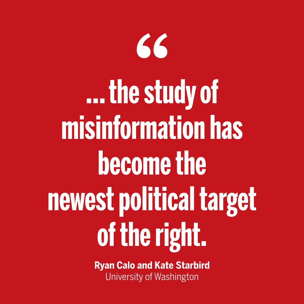 ScienceMagazine's tweet photo. "The claim is that online misinformation researchers are trying to silence conservative voices. The evidence suggests just the opposite," write @rcalo and Kate Starbird in this week's #ScienceEditorial. https://t.co/YLidUqrXI1 https://t.co/fQ02emGfLP