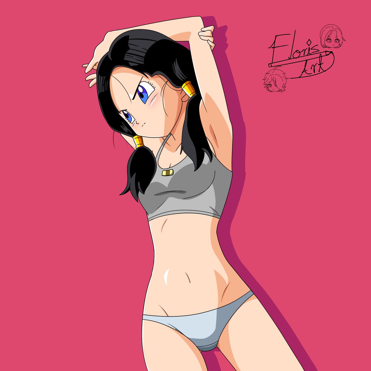 Videl Underwear

#dragonball #Videl #drawing