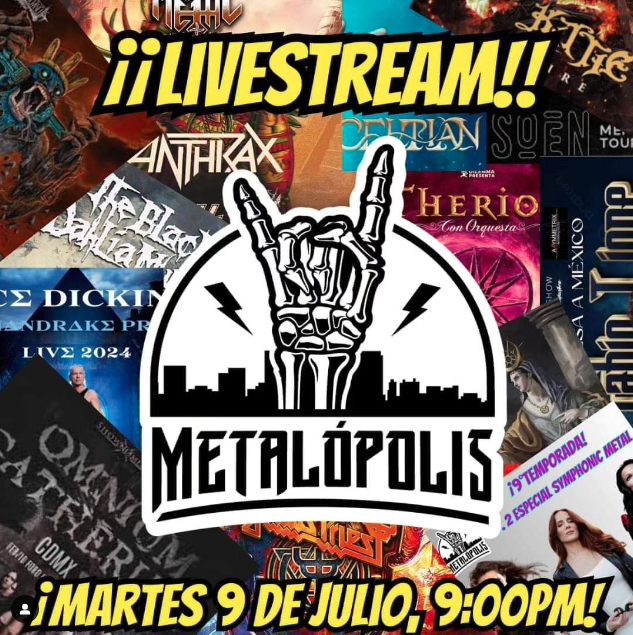 Esta noche, acompañen a nuestros amigos de <a href="/MetalopolisMX/">Metalópolis Podcast</a> #podcast en #FacebookLive para conocer parte de lo que viene en el estreno de su 10a Temporada. 

En punto de las 9pm, desde su FB. ¡Acompáñenos! 

🔥 Estreno 10a Temporada: Martes 16 de Julio 🔥 
open.spotify.com/show/1W7UbH3AI…