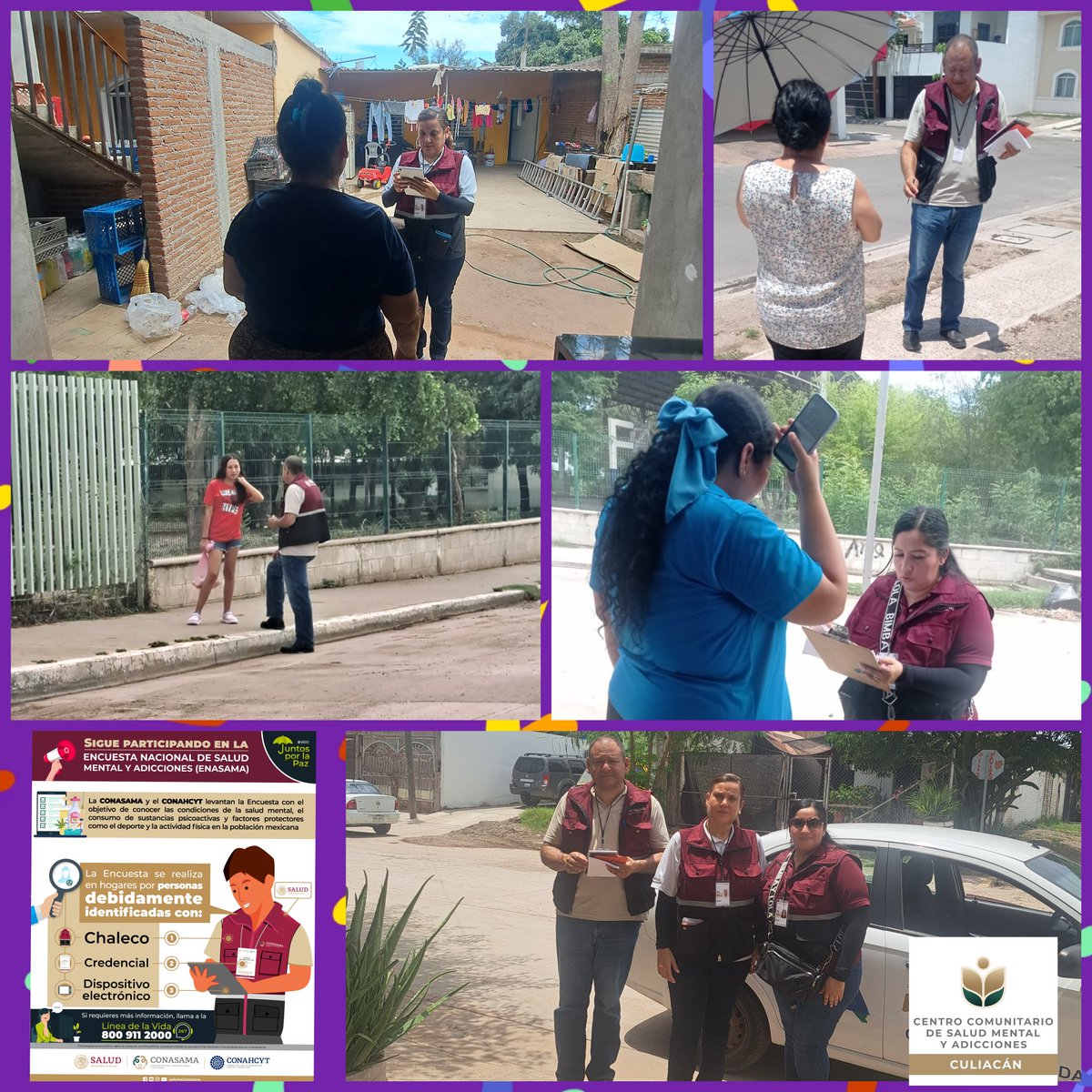 CapaCuliacan's tweet photo. CECOSAMA Culiacán Participa en la Encuesta Nacional de Salud Mental y Adicciones, en Aguaruto y valle alto y el personal encuestador está debidamente identificado y tus respuestas son confidenciales. ¡Participa en la Encuesta Nacional de Salud Mental y Adicciones!
👇🏽 
#ENASAMA https://t.co/XNS2jpzvID