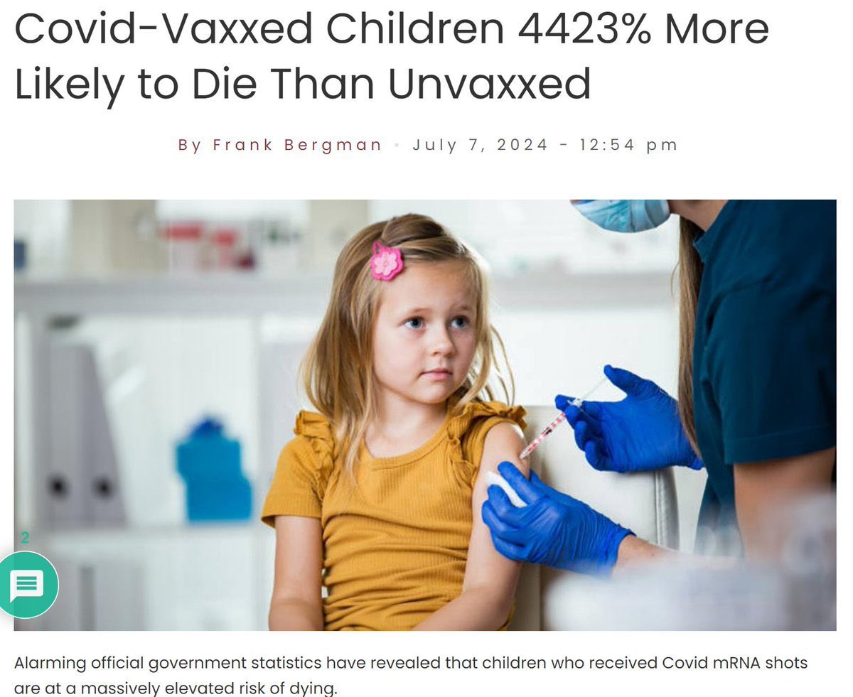 DiedSuddenly_'s tweet photo. Not a SINGLE healthy child died from Covid 19. 

Many studies suggest that Covid did not impact the pre-pubescent, leaving children with nothing more than a cold. 

Of course, Pfizer and Moderna knew this, and pushed forward with childhood vaccinations anyway. 

All by design. https://t.co/qf3DsV2Tih