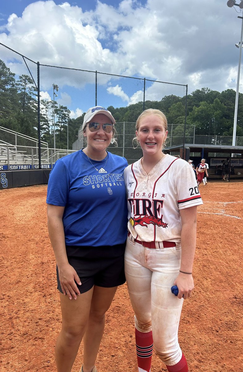 I had an amazing time at <a href="/SUHawksSoftball/">Shorter University Softball</a> today. Can’t wait to come back next time. <a href="/kelseyshodgson/">Kelsey Hogan</a>