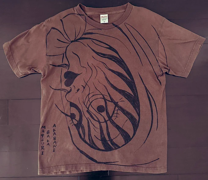 数年前に作った霊感接触素材のTシャツが出てきた。 これで酷暑を乗り切るぞ