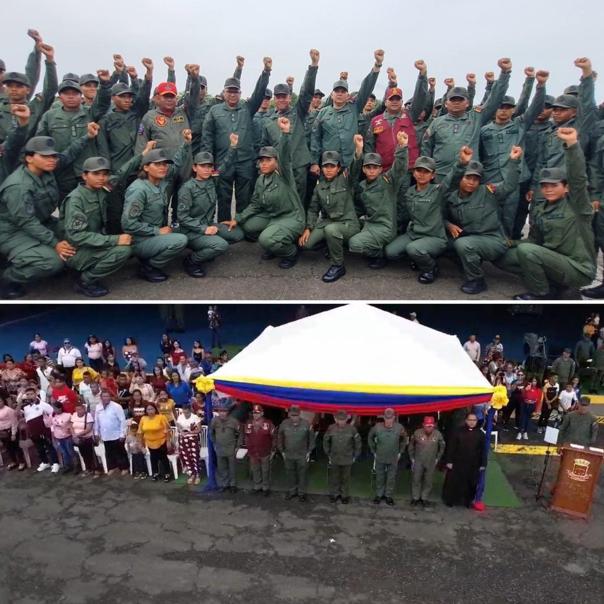 Felicitamos a todos aquellos hombres y mujeres de la gloriosa <a href="/GnbGaranteDePaz/">Guardia Nacional Bolivariana</a> quienes por mérito propio, hoy pasan a engrosar las filas de la gloriosa #FANB como Sargento Segundo, integrantes de la promoción Nro. 124 “SM3 Manuel Alejandro Urbina Monagas”egresados del Centro de
