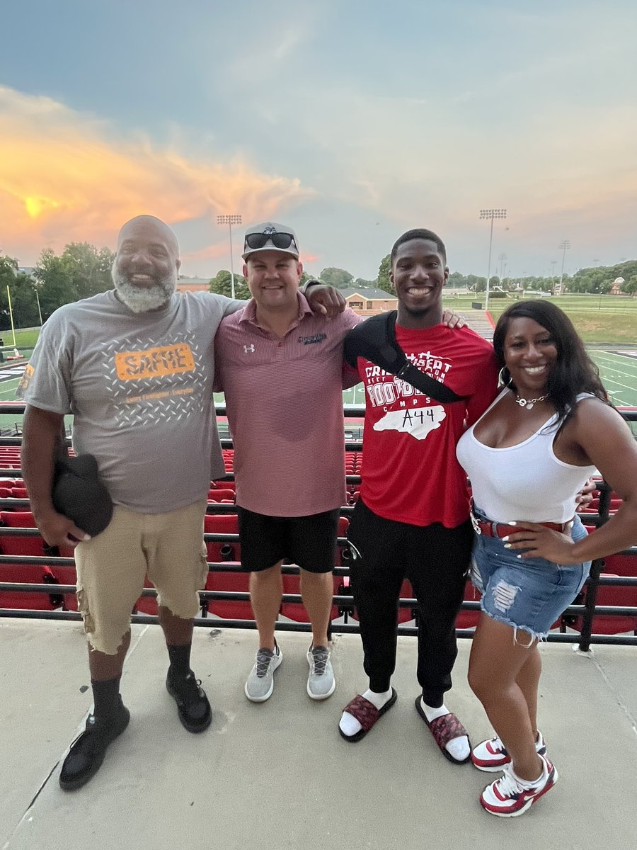 #AGTG After a great conversation with <a href="/CoachReisert/">Cris Reisert</a> I am blessed to receive my 2nd D1 offer from Gardner-Webb! <a href="/RRACKLEY9/">Coach Ranier (Rack) Rackley</a>  <a href="/RamsFootballNC/">Rolesville Rams Football</a> <a href="/kev_red52/">Kevin Reddick</a> !