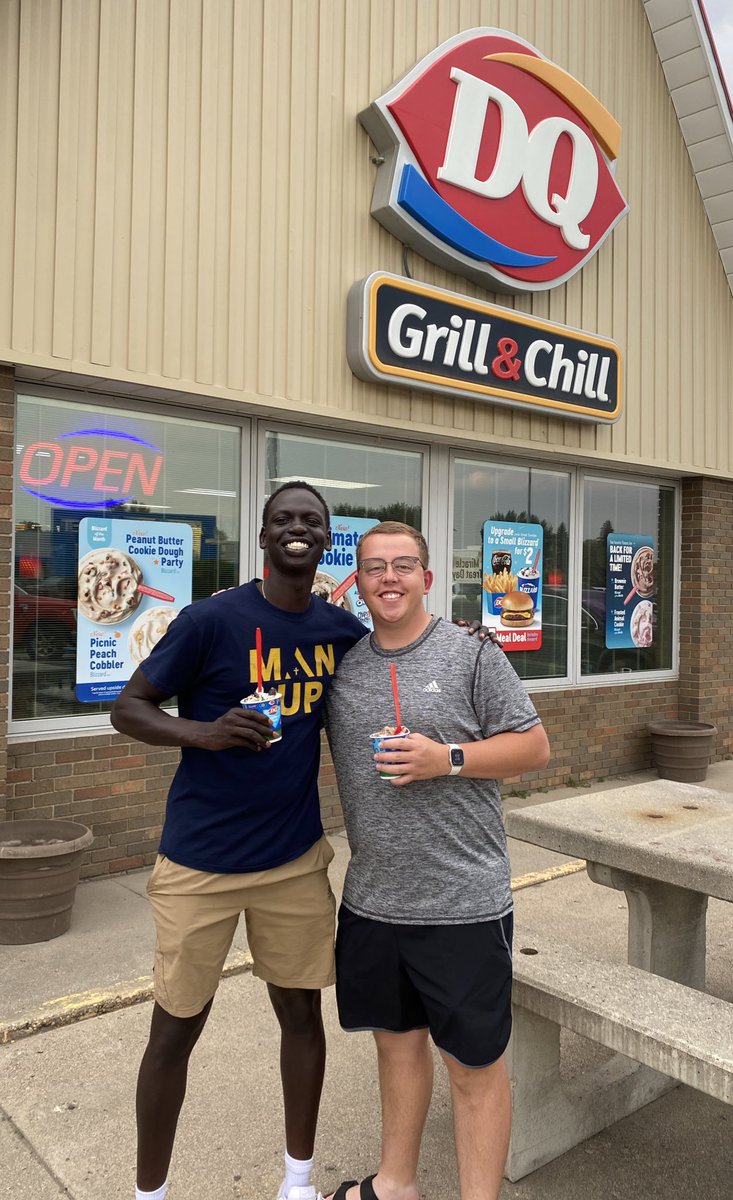 CoachBruggeman1's tweet photo. End of 2024 Summer Camps!!

@TathDak MVP!! Passionate and Positive. Brings a daily attitude of GRATITUDE. Leader!!📈

@carterjanssen11 the Jimmie Legend! Friend to many, bright, BTS 🥷, hype man!

These 2 have rocked it all off-season.  Excited for what is ahead #GoJimmies https://t.co/FD8LwIUSlm
