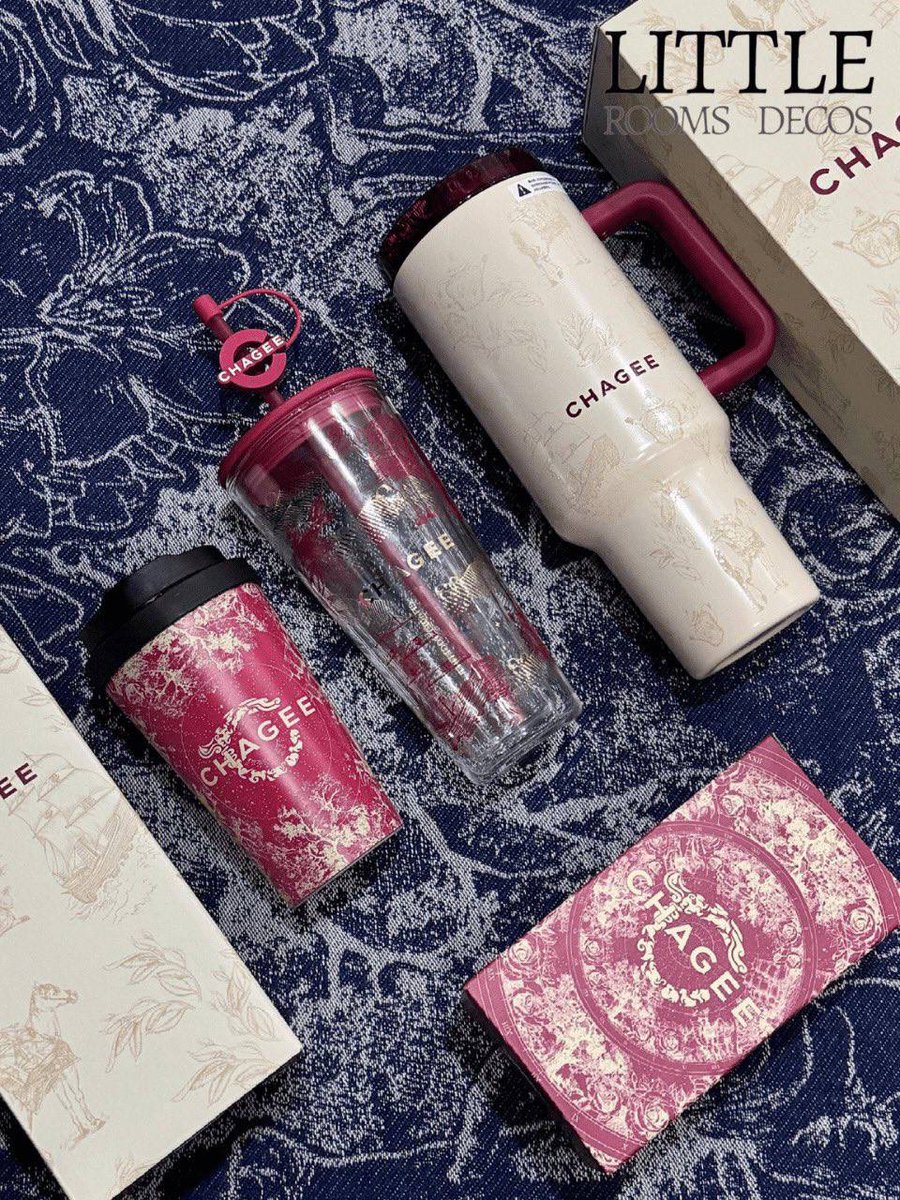 theiceraf's tweet photo. Cantiknya tumbler Chagee ni 🥰❤️ https://t.co/Eahgx9LP87