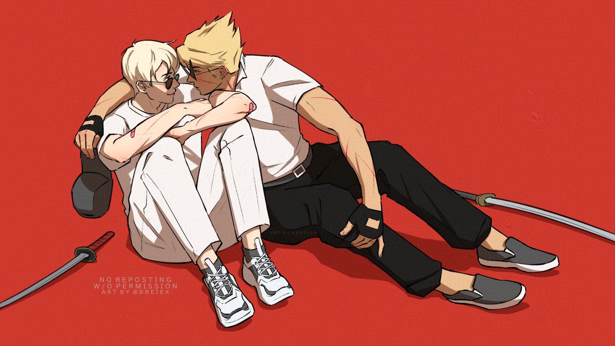 bbeiex's tweet photo. just a cool guy with his even cooler bro hell yeah‼️

#stridercest #brodave https://t.co/nF2OvxdLbj