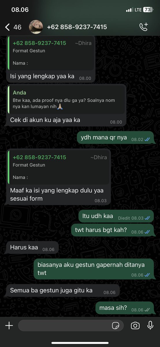 panggilnala's tweet photo. ak cba jdi buyer dia lgi pke no lain, dan dia itu selalu mintain akun x kita dan nyuruh pake co, gue minta qr nya susah bgt ga ngasih2, sekarang dia nyuruh co pake no 089525842230
#zonauang #zonajajan #gestun https://t.co/Ch112AgXS3