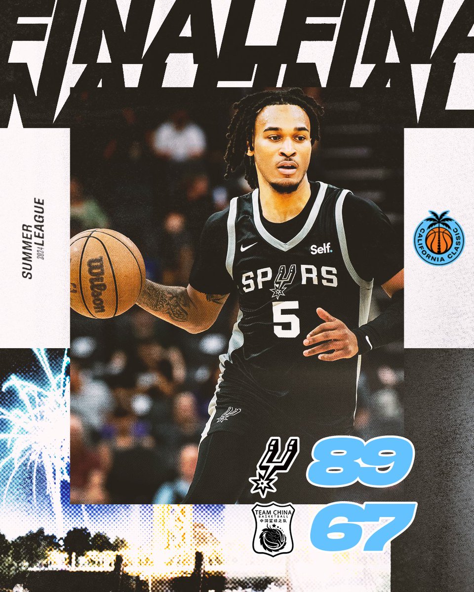 spurs's tweet photo. SPURS WIN! SPURS WIN! SPURS WIN! 🎉

#SummerSpurs https://t.co/IN84oWJMqz