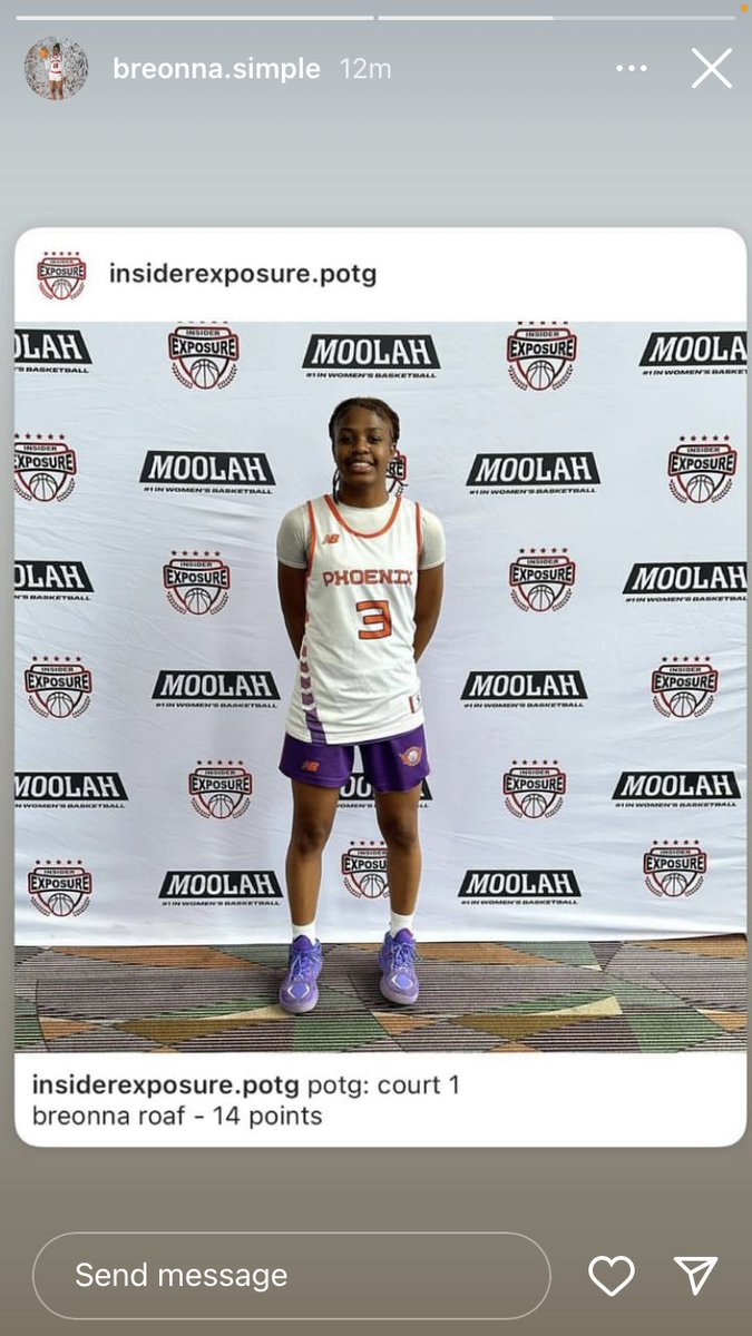 BrandonRoaf's tweet photo. Come to Indiana and check me and  my squad @LadyPhoenixBas out at the Indy heat showcase and @ the IE showcase!!! @Coker_WBB @uncgwbb @UNCAvlWBB @newberry_wbb @CatamountWBB @GoCamelsWBB @Radford_WBB @HPUWBB @QueensWBB @upstateWBB @GWU_WBK https://t.co/az8qrIZQqY