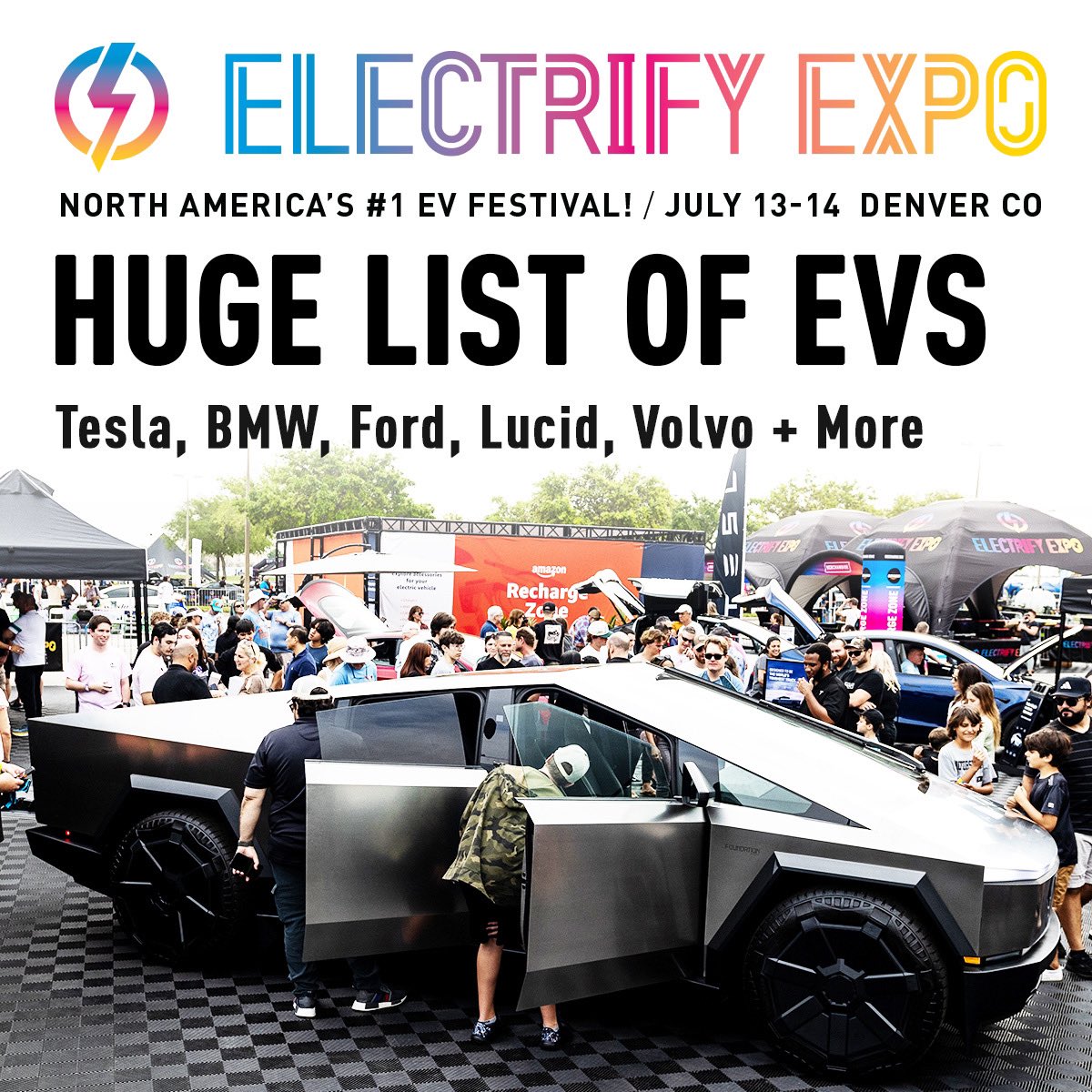 DemoDaysFest's tweet photo. THIS WEEKEND‼️ We’re bringing the nations largest #ElectricVehicle festival to Denver! Swipe to the end for a discount code! 👀🫵

https://t.co/slQLLGc1X4

#ElectrifyExpo #EEDEN24 https://t.co/sN970wRMR1