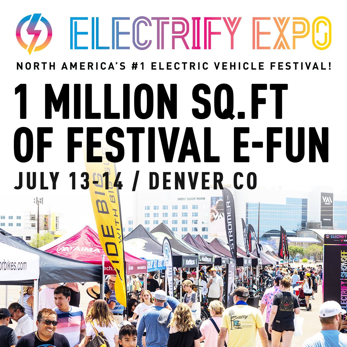 DemoDaysFest's tweet photo. THIS WEEKEND‼️ We’re bringing the nations largest #ElectricVehicle festival to Denver! Swipe to the end for a discount code! 👀🫵

https://t.co/slQLLGc1X4

#ElectrifyExpo #EEDEN24 https://t.co/sN970wRMR1