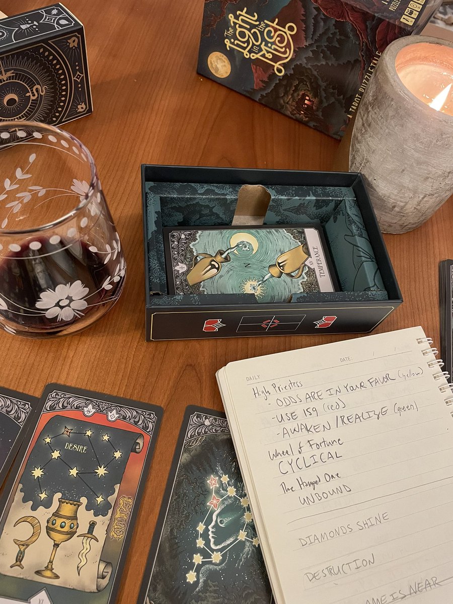 ivydupler's tweet image. game night 🔮 back at it again with Light in the Mist by @GetPostCurious