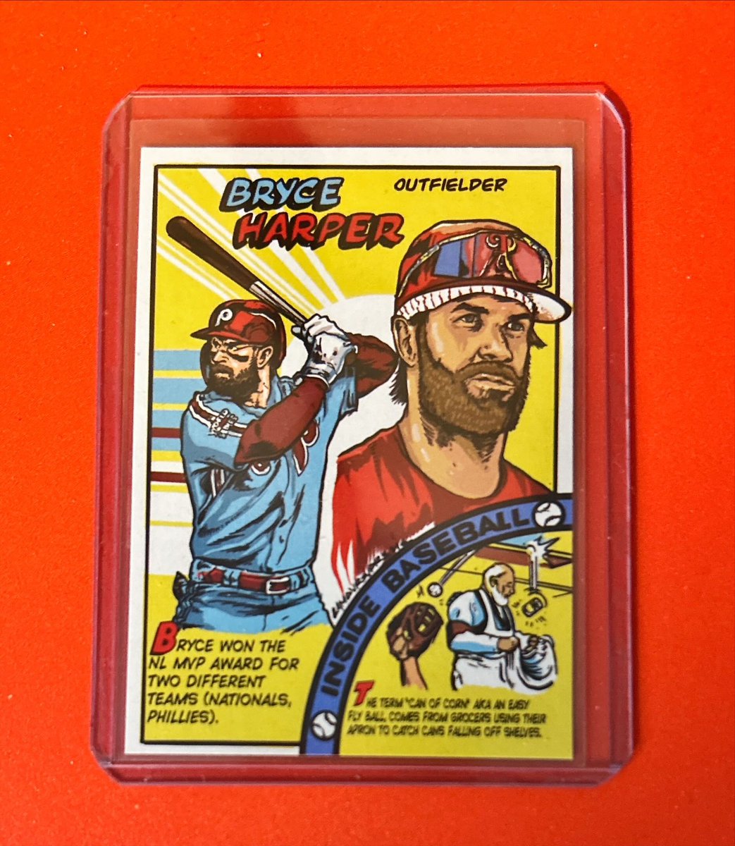 Day 130:

2023 Topps Archives

1979 Topps Baseball Comics

Bryce Harper

#phillies #baseballcards