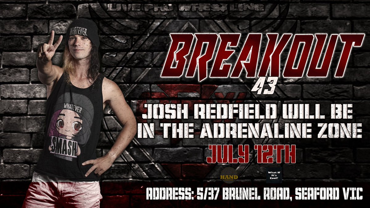 AdrenalinePW's tweet photo. Remember @JoshRedfield95 will be in the Adrenaline Zone Friday Night!
What will he say after what transpired at #APWWinterWar between him and @TME_jshepard?
#APWBreakout43 https://t.co/zVnhPsW7ca