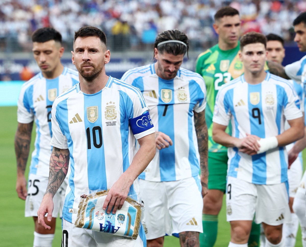 SIETE finales en el periodo 2014-2024. Una generación histórica del fútbol mundial, liderada por Lionel Messi y Ángel Di María.

Marcaron un época que será inolvidable 🇦🇷🙏⚽️