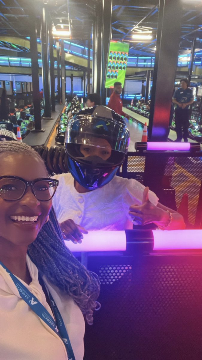 Connie_Connects's tweet photo. Thank you @AndrettiKarting for inviting me to the VIP Grand Opening Experience today! Welcome to the neighborhood! 92,000-square-feet of fun-high-speed electric Superkarts on a multi-level track, state-of-the-art arcade, virtual reality experiences, &amp; a two-story laser tag arena! https://t.co/F7MZTjRelQ