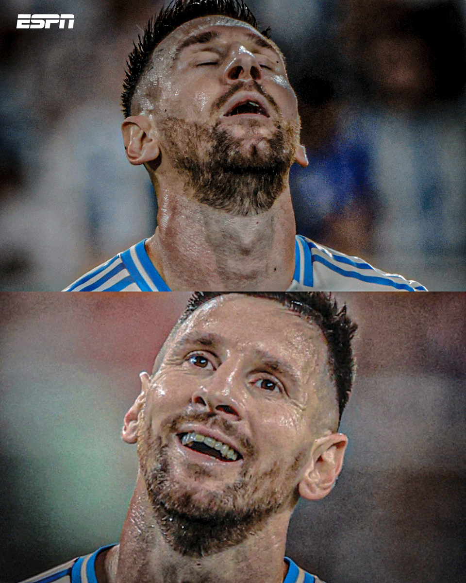 ESPNArgentina's tweet photo. ☹️😞 Cuando te acordás que mañana se labura...

😀😎🇦🇷 ¡¡PERO SOS FINALISTA DE LA #COPAAMÉRICA!! https://t.co/T2kI17ORNu