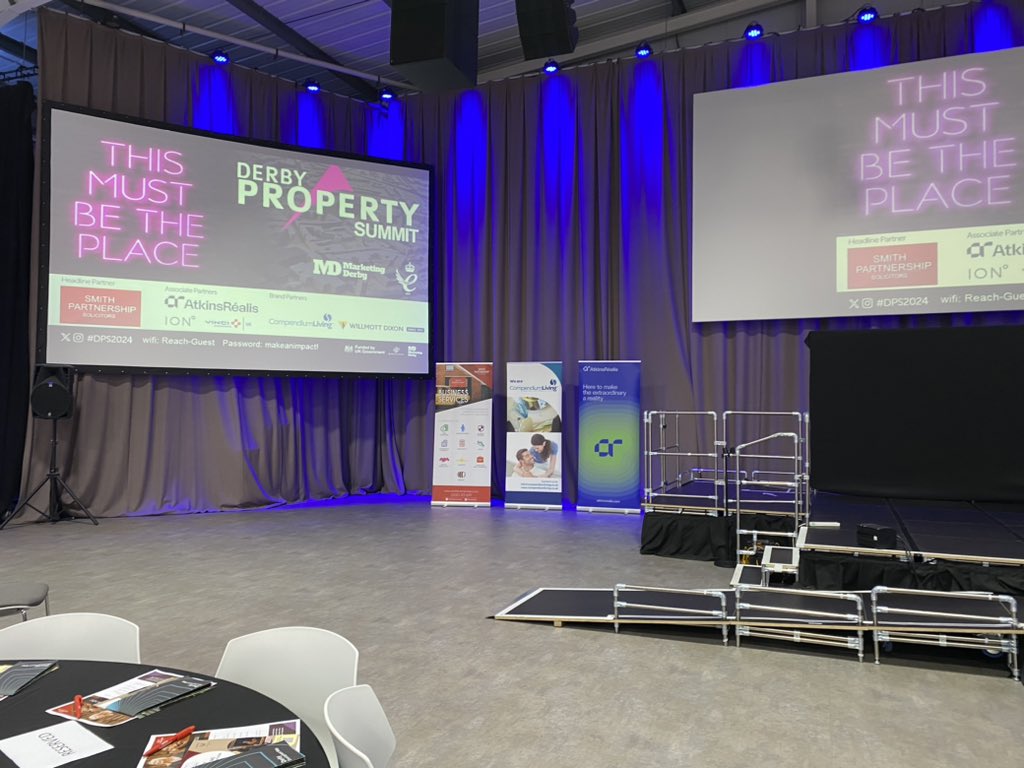 wendylister3's tweet photo. Getting ready for the #DerbyPropertySummit. Great to be brand partners for the event this year @CompendLiving @MarketingDerby https://t.co/fUzcmZnLP0