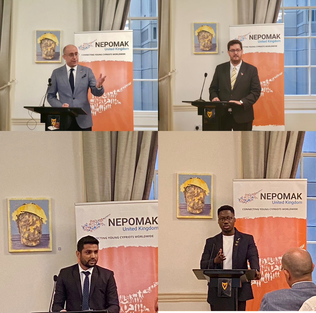 AdrianPatsalos's tweet photo. Thank you to all those who joined @NEPOMAK UK’s event ‘#Diasporas Unite for #Cyprus’ with members &amp; diaspora representatives from 🇦🇲🇪🇬🇪🇺🇬🇭🇬🇷🇮🇳🇳🇴🇵🇰🇵🇱🇵🇹🇷🇸🇿🇦🇪🇸🇺🇦🇬🇧🇿🇲🇿🇼 

All speakers expressed their support for reunification in line with @UN SC resolutions

Cyprus is not alone 🇨🇾🕊️ https://t.co/gJN1LCirje
