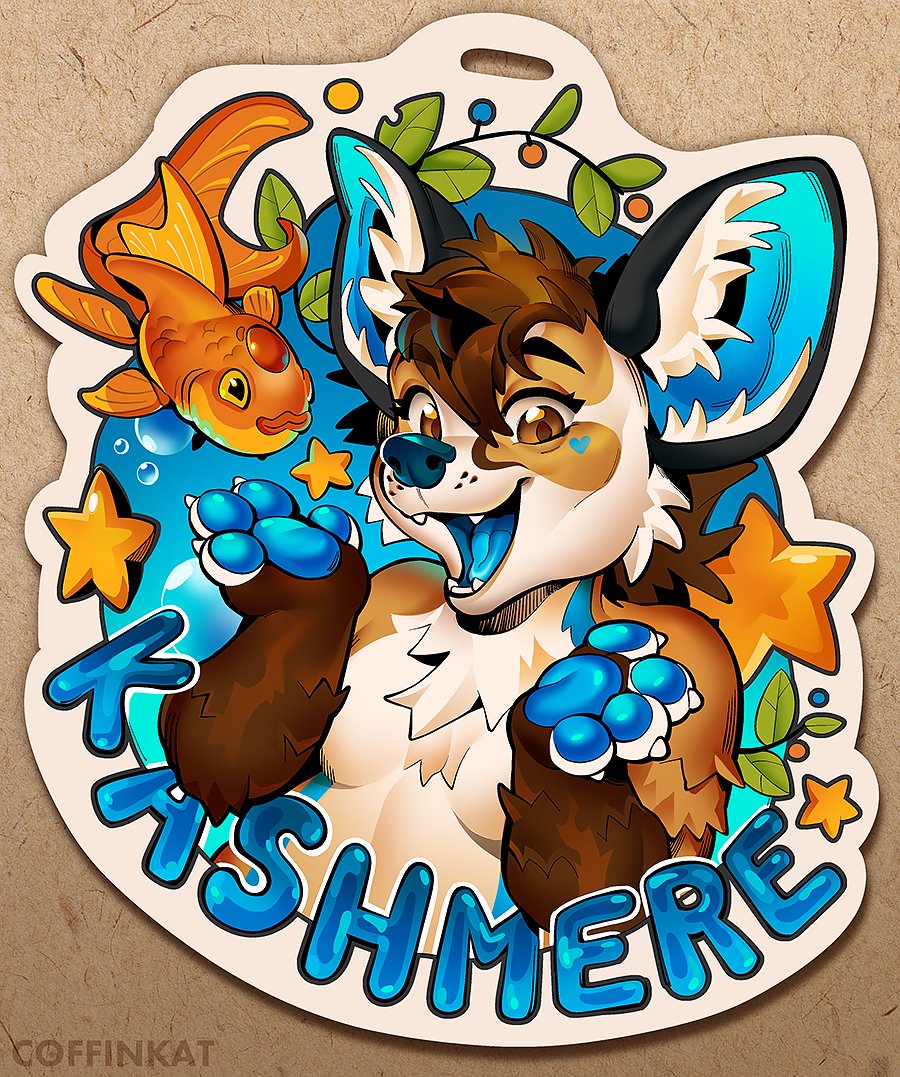 coffinkat's tweet image. willing to take a single badge cmm like this for 300! dm if interested