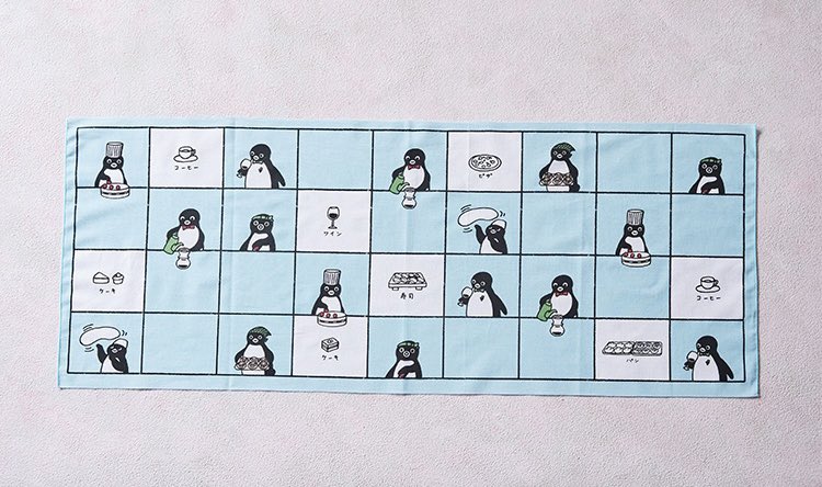 Suicaペンギン　手ぬぐい　数あそび Suica ペンギン 手ぬぐいハンカチ 数あそび - メルカリ