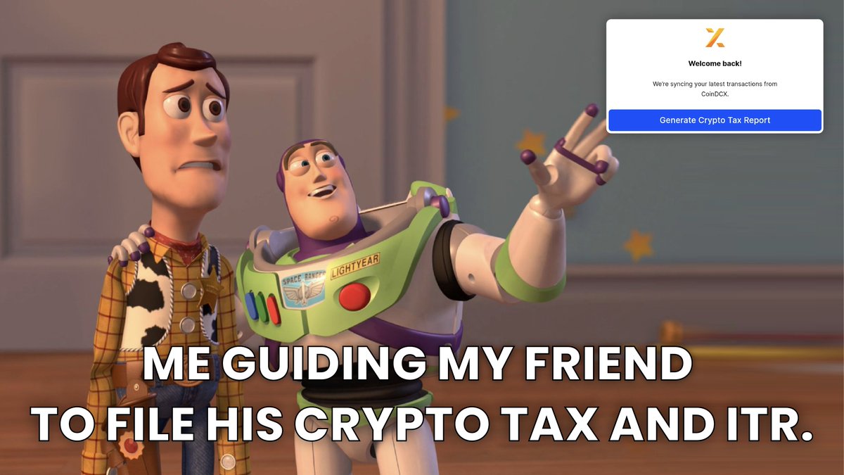 Filing Crypto Tax Report - Feels like the toughest battle? Power up in  under 2 minutes with @getkoinx crypto tax report! 🙌