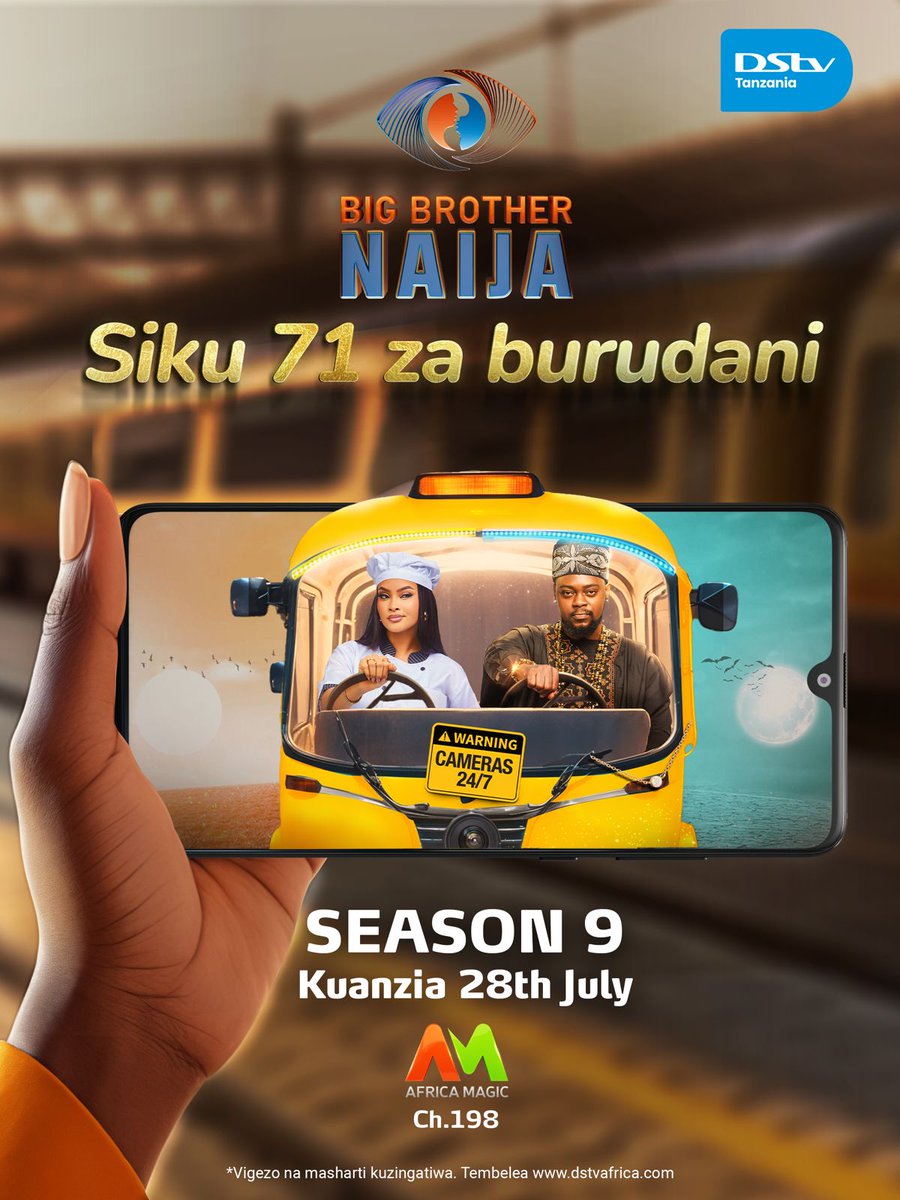 DStv_Tz's tweet image. BIG BROTHER NAIJA S9 🔥🔥🔥

Wale wa wapenzi drama, malavidavi, ubuyu, gbas gbos n.k.
Ule wakati muupendao umekaribia, jahazi la #BBNS9 liko ukingoni kutia nanga kwenye fukwe za DStv. Haya sasa tufufue yale magroup yetu kwa ajili ya kukesha na tusisahau kupiga kura

#followfollow