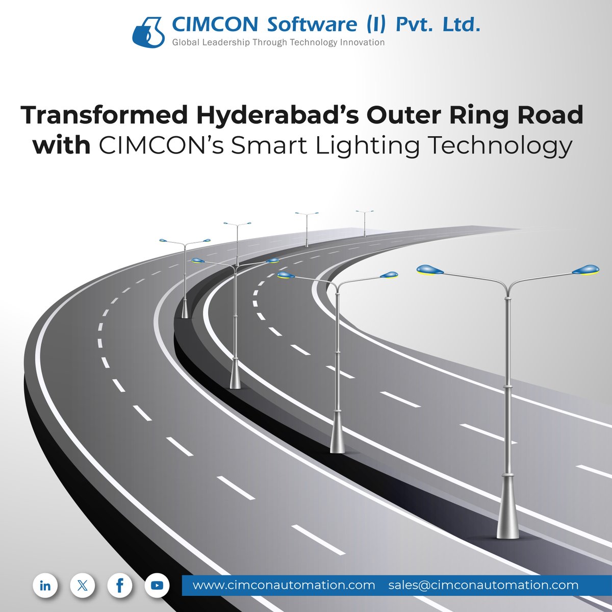 CIMCONAutomatio's tweet photo. Exciting developments in Hyderabad! The Outer Ring Road illumination now boasted real-time remote control, efficient GSM communication, optimized power management, and reduced human intervention.
Download our case study: https://t.co/DtoTJJwXBF
#CIMCON @DoWRRDGR_MoJS @IOTSWC https://t.co/UQdgPP1OEP
