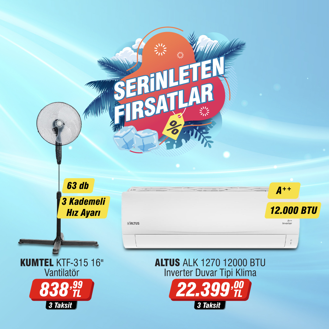 Yaz sıcaklarında serinleten fırsatlar Avansas'ta! ❄️
#AAAvansas