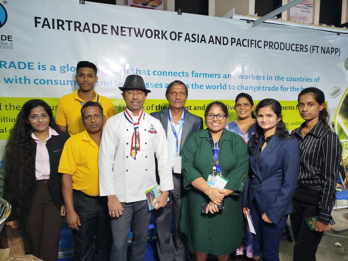 Read more on the Fairtrade NAPP’s participation at the Premier Event for Culinary Professionals in Sri Lanka!
t.ly/HpVyF
#fairtradexpo #srilanka