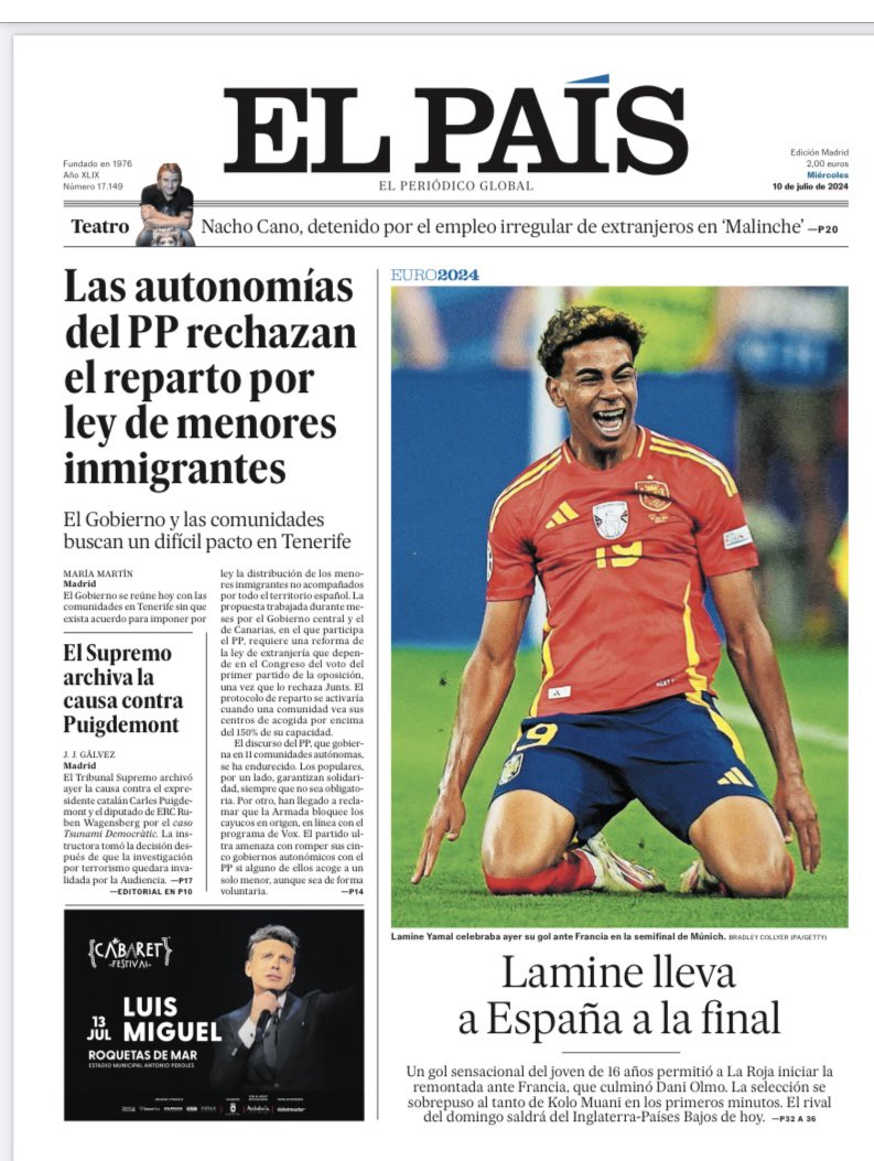 Contraste de noticias. 
Magnífica portada de <a href="/el_pais/">EL PAÍS</a>  hoy!!