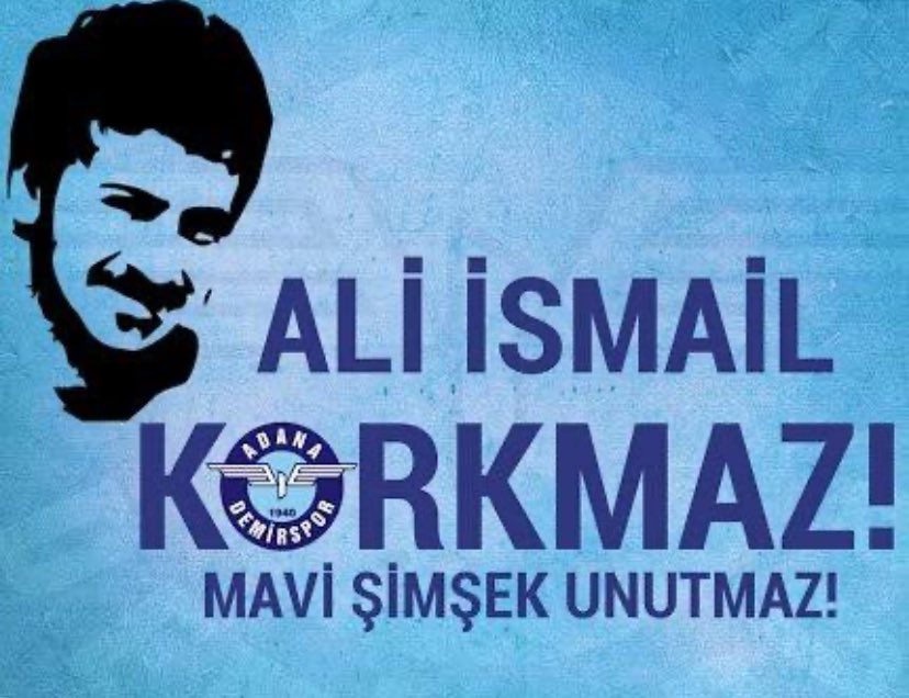 mmavidevrim1940's tweet photo. Önce gençliğini, sonra yarınlarını çaldılar…

Ali İsmail Korkmaz, Mavi Şimşek Unutmaz! 

#AdanaDemirspor https://t.co/6vK8WPO0oz
