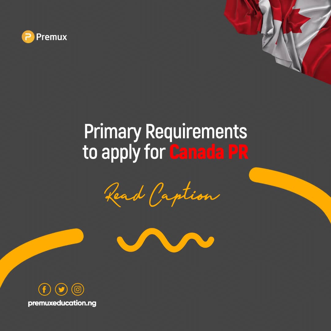 PremuxEducation's tweet photo. You must have your IELTS, work experience and highest academic qualification ready to begin your application for permanent residency in canada. https://t.co/8Df5Auz4Ke