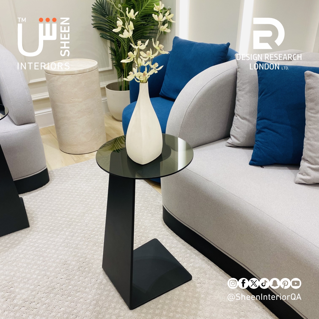 sheeninteriorqa's tweet image. Our unique serving table features a sturdy steel base and elegant glass top, perfect for adding a modern touch to any space.
#servingtable #qatarinterior #sheeninteriorqa #dohaqatar