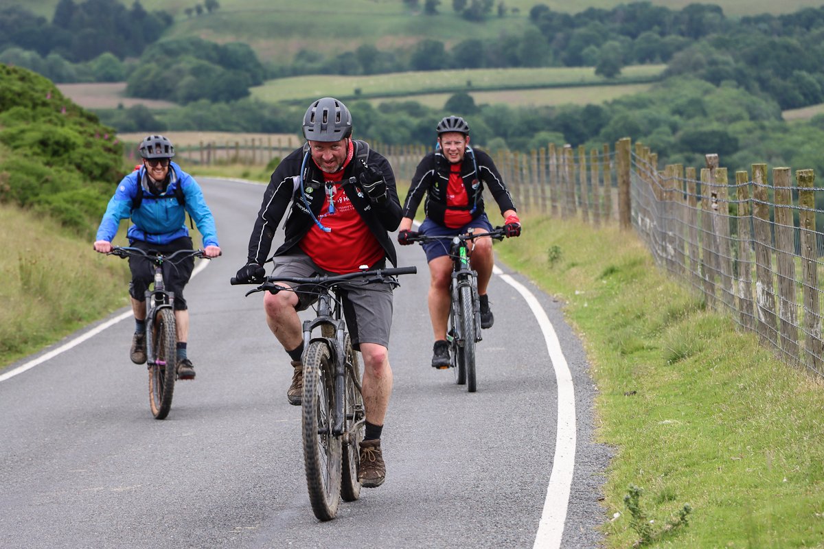 5in55's tweet image. Day 3 Stage 4 of the #bikeboatboot challenge for @tyhafan took us up 2,140 feet from as he headed out of Beulah towards Brecon. This was a 21 mile 2 hr 51 min stretch at the end of a very tough day.