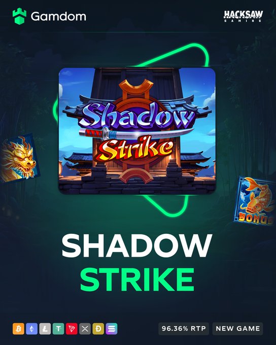GamdomcasinoJP's tweet photo. 🥋本日はBackseat Gaming社によるShadow Strikeのご紹介🥋

アジアを舞台に繰り広げられる格闘技の世界Shadow Strikeへ乗り出して、超高額の勝利金最大15,000倍の大勝利へのチャンスを掴もう💥💰

カンタン登録でスグに遊べる⬇️
https://t.co/HrXMmoIo0w

@GamdomcasinoJP

をフォロー&このポストをリポスト、IDをポストしてくれかた方からShadow Strikeの世界に入り込むチャンスがあるかも？ 🍀
