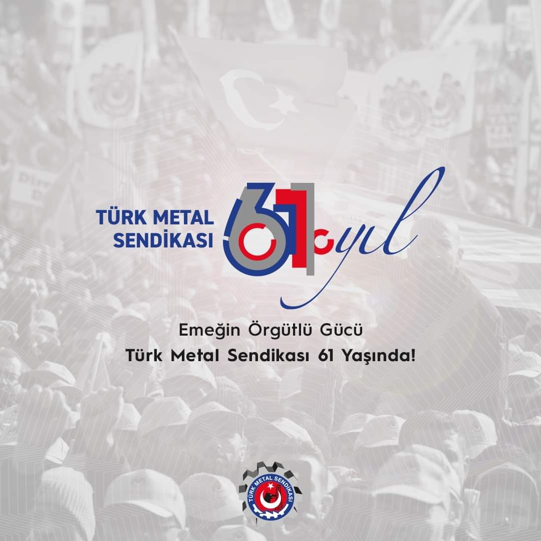 AYDGN17's tweet photo. Sendikamız 61 yaşında.
Kuruluşundan buyana 8 binlerden, 282 bin üyelere ulaşan Büyük Türk Metal Ailesi;Çağdaş ve Yeni Nesil Sendikacılık anlayışı ile her geçen gün köklerini güçlendirmekte ve hızla büyümeye devam etmektedir.Metal Emekçisinin umudu olmaya ilelebet devam edecektir. https://t.co/sO5n2NZBUc