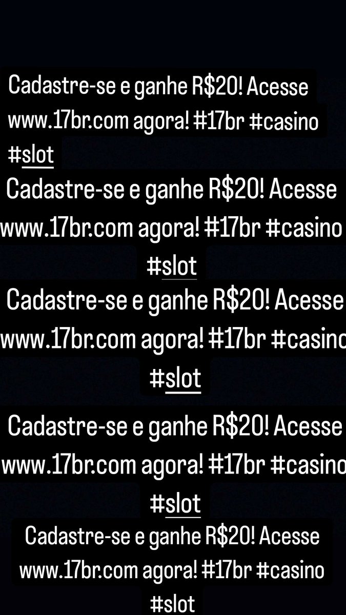_wallacezin's tweet photo. Cadastre-se e ganhe R$20! Acesse https://t.co/G45fl8iEYG agora! #17br #casino #slot https://t.co/GHxkuDCcrR